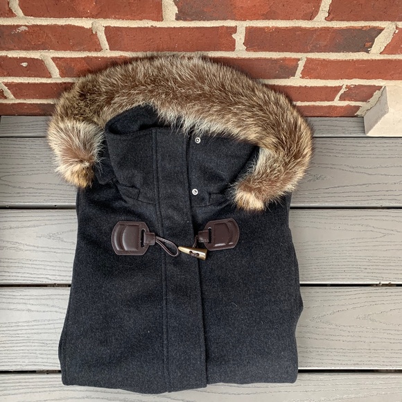 Pendleton Waterproof Breathable Wool Parka with Raccoon Fur Hood